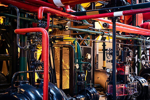 tzw_progneau_anwendung_pumpenmanagement Pumpwerk eines Wasserversorgers. Pumpen-Management